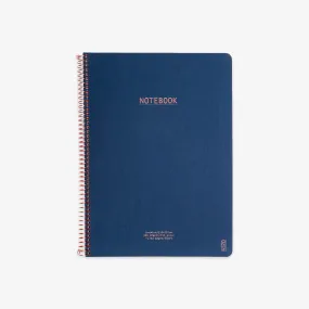 KOZO SPIRAL-BOUND NOTEBOOK A4 // NAVY KOZO SPIRAL-BOUND NOTEBOOK A4 // NAVY