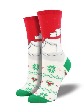 Ladies Red, White, & You Graphic Socks