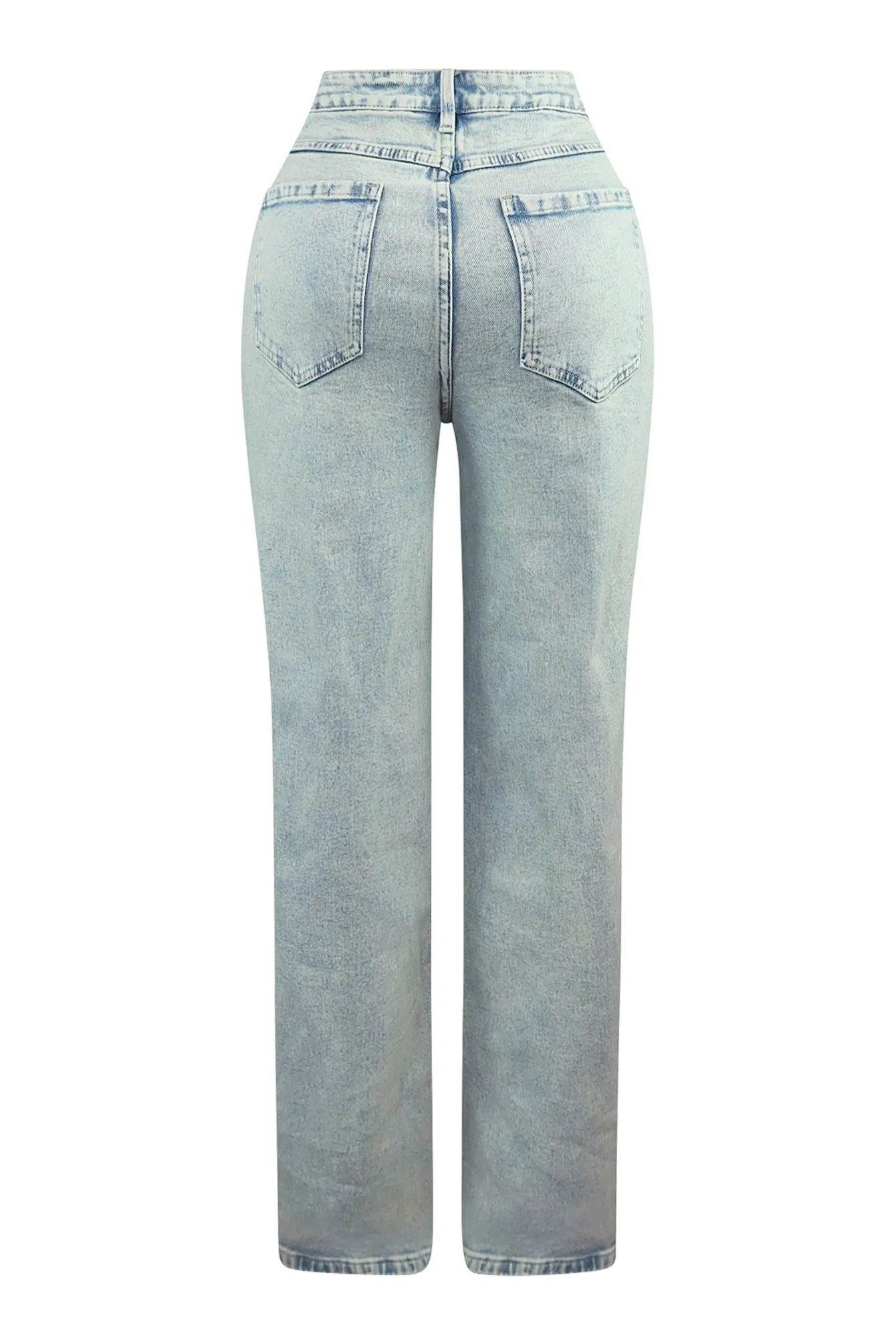 Let It Go Super Distressed Denim Jeans