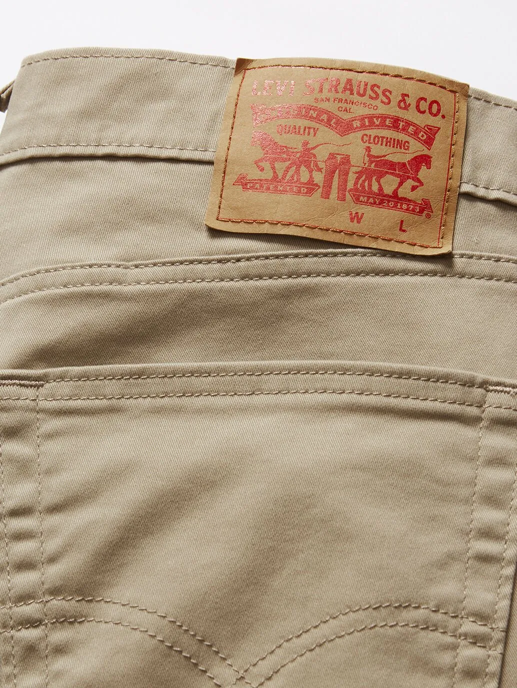 Levi - Mens 516 Straight Jean - True Chino Khaki