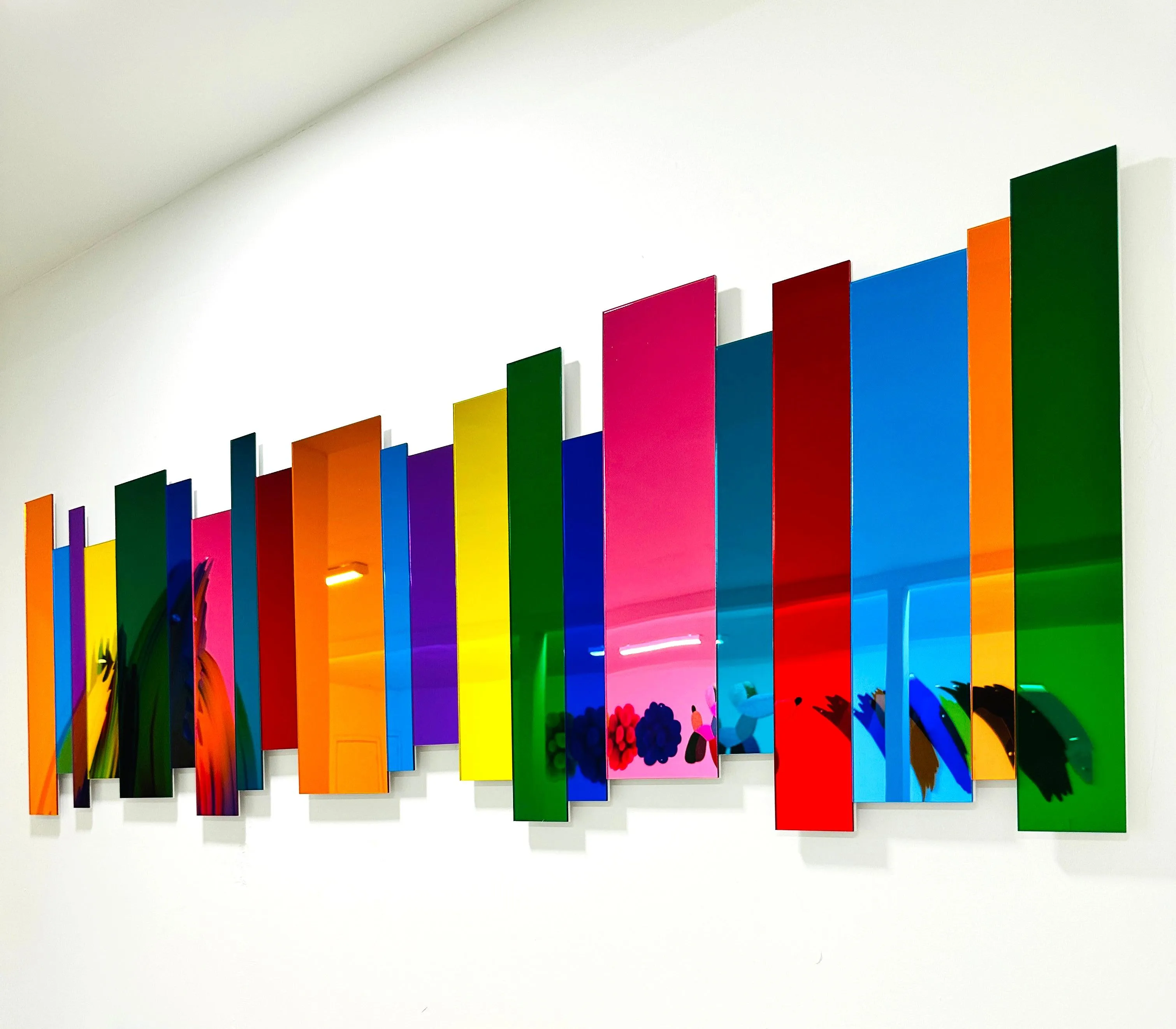 Limitless Lines Wall Sculpture 3D Wall Art Mirrored Acrylic Art