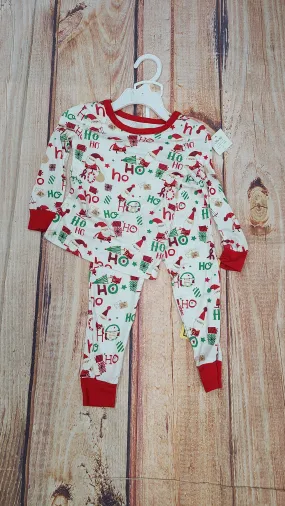 LITTLE ME HOHOHO 2 PC PAJAMA SET LITTLE ME HOHOHO 2 PC PAJAMA SET