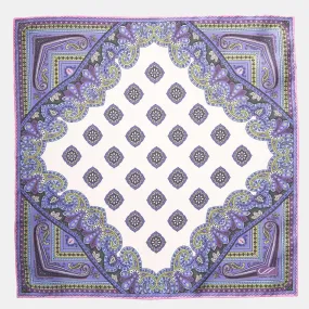 Lugano - Silk Pocket Square - Lavender Lugano - Silk Pocket Square - Lavender