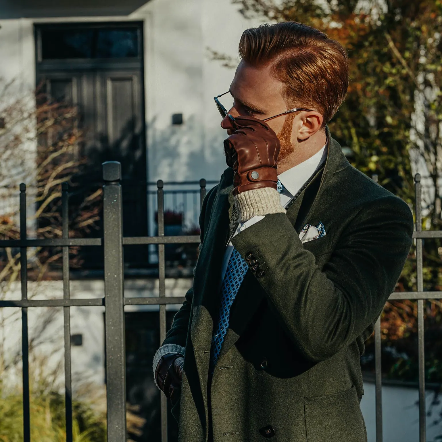 Lugano - Silk Pocket Square - White