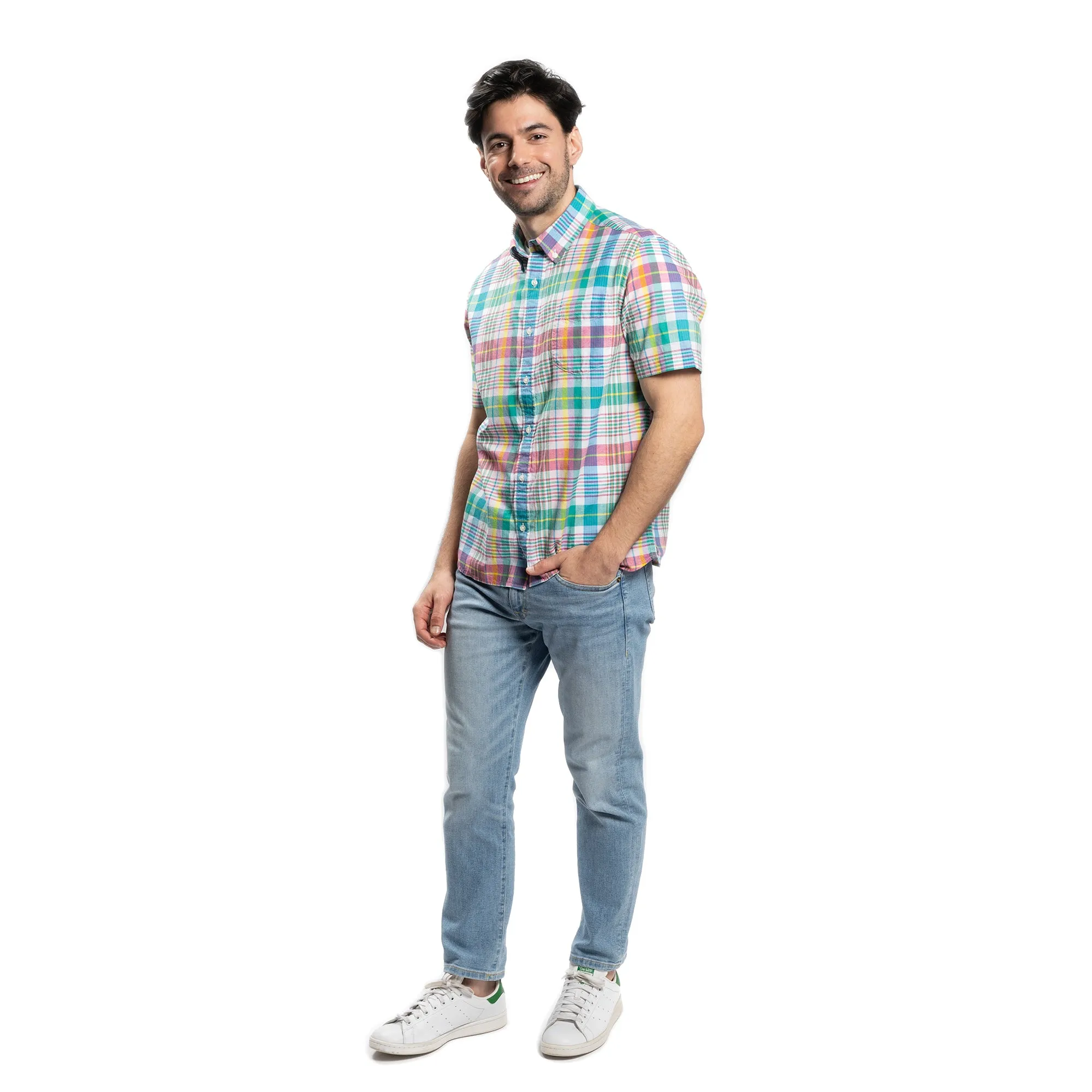 Madras Short Sleever - Spring