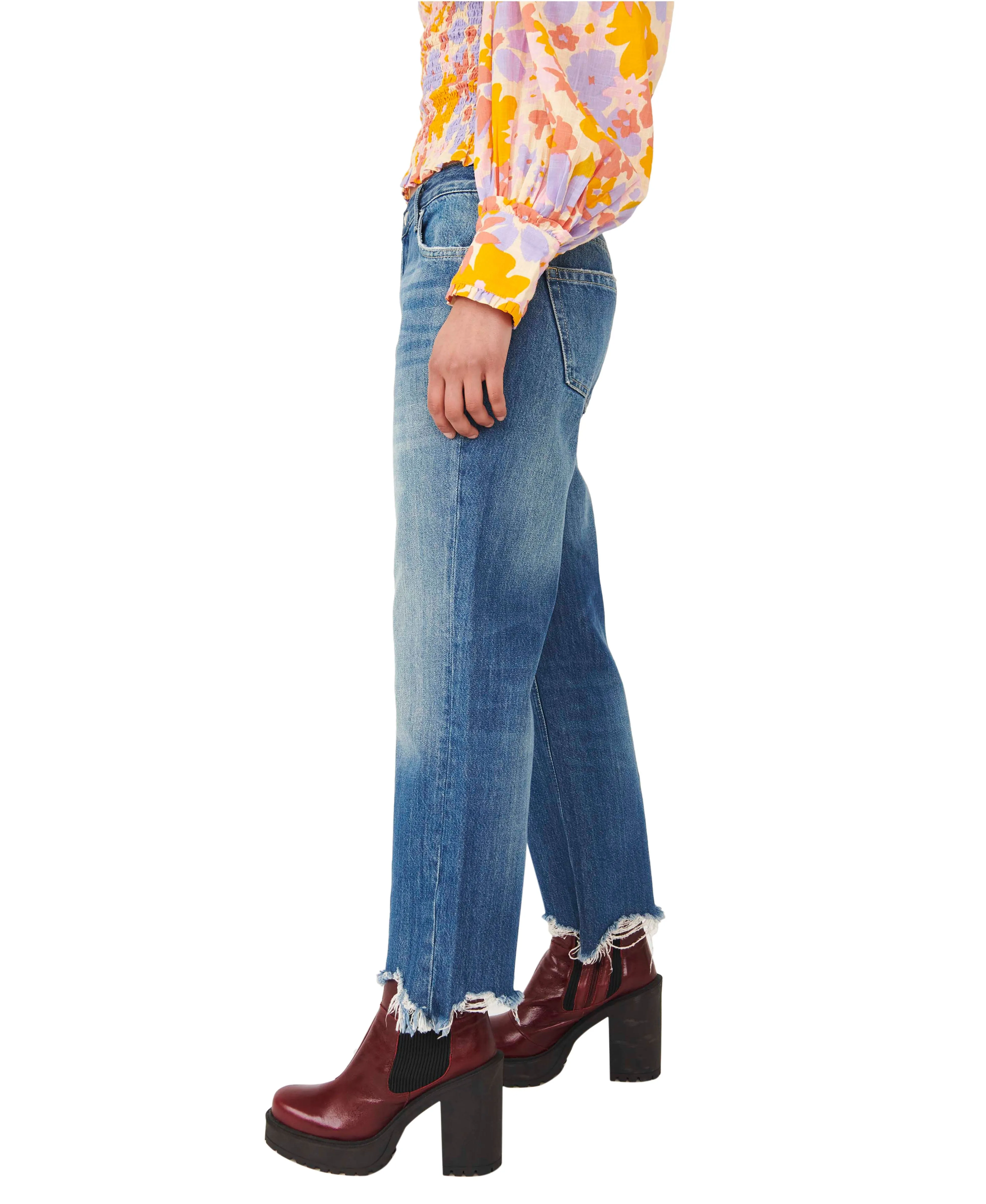 Maggie Mid-Rise Straight - Sequoia Blue