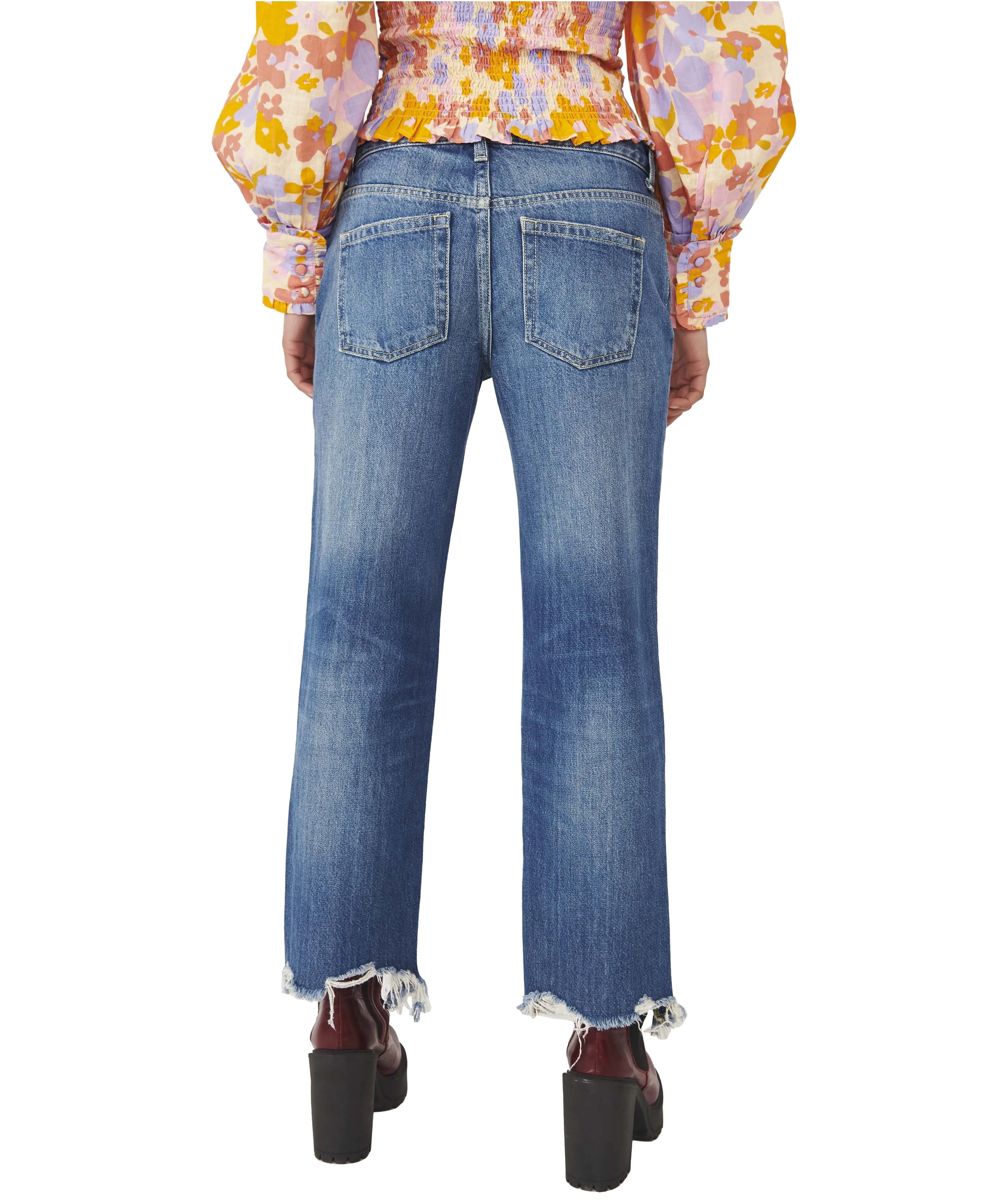 Maggie Mid-Rise Straight - Sequoia Blue