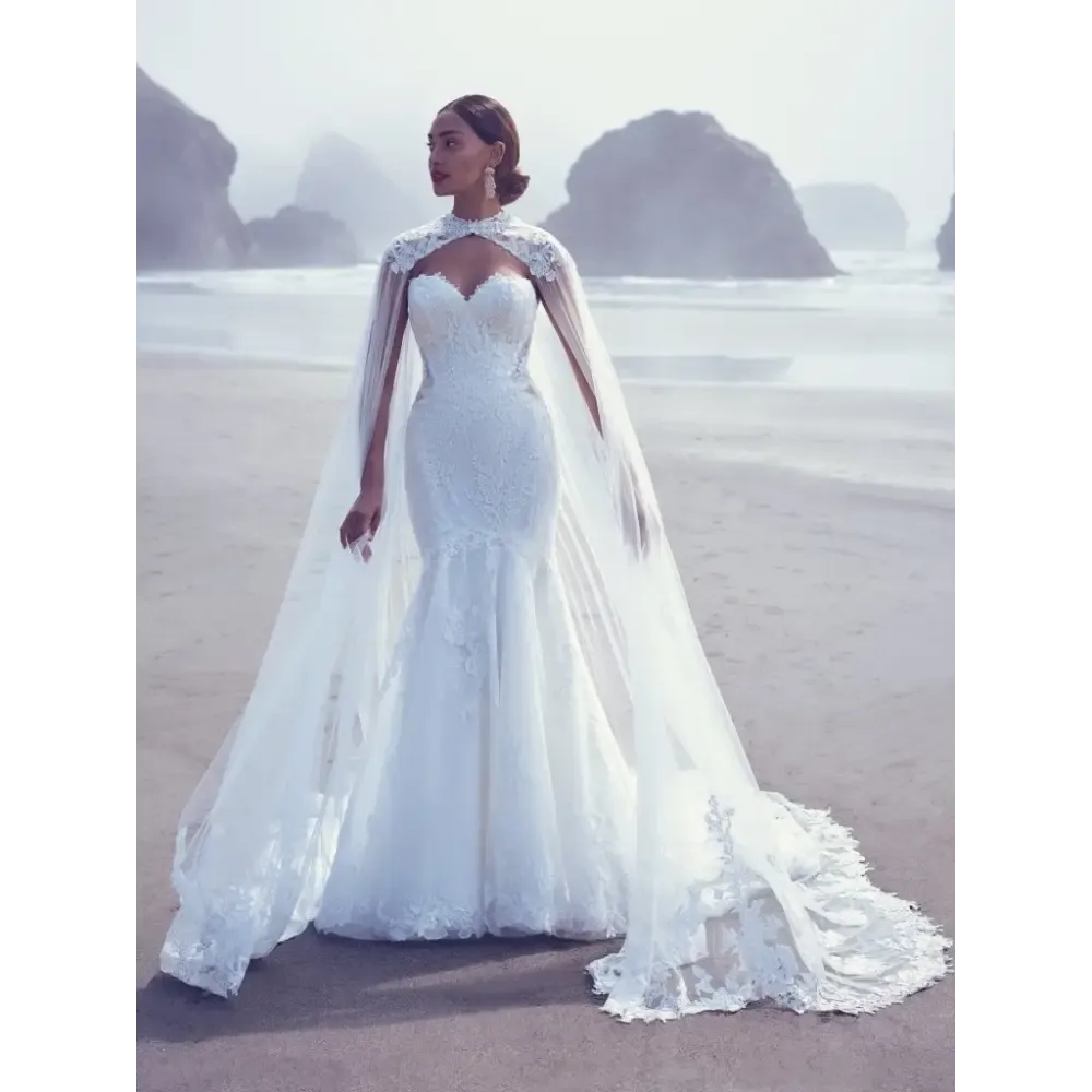 Maggie Sottero Carrington Detachable Cape