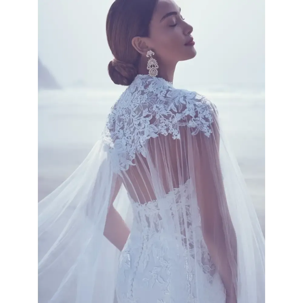 Maggie Sottero Carrington Detachable Cape