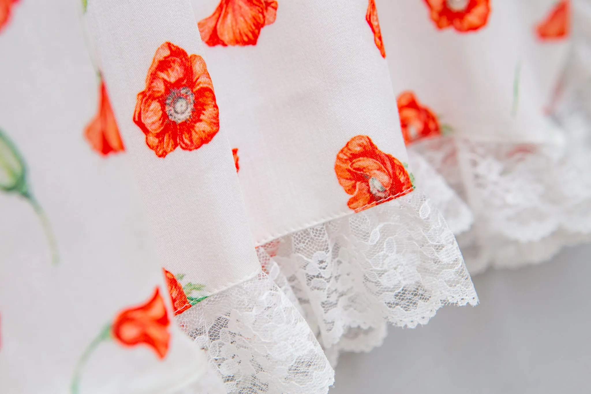 MILANA - GIRLS VISCOSE PYJAMA POPPY PRINT