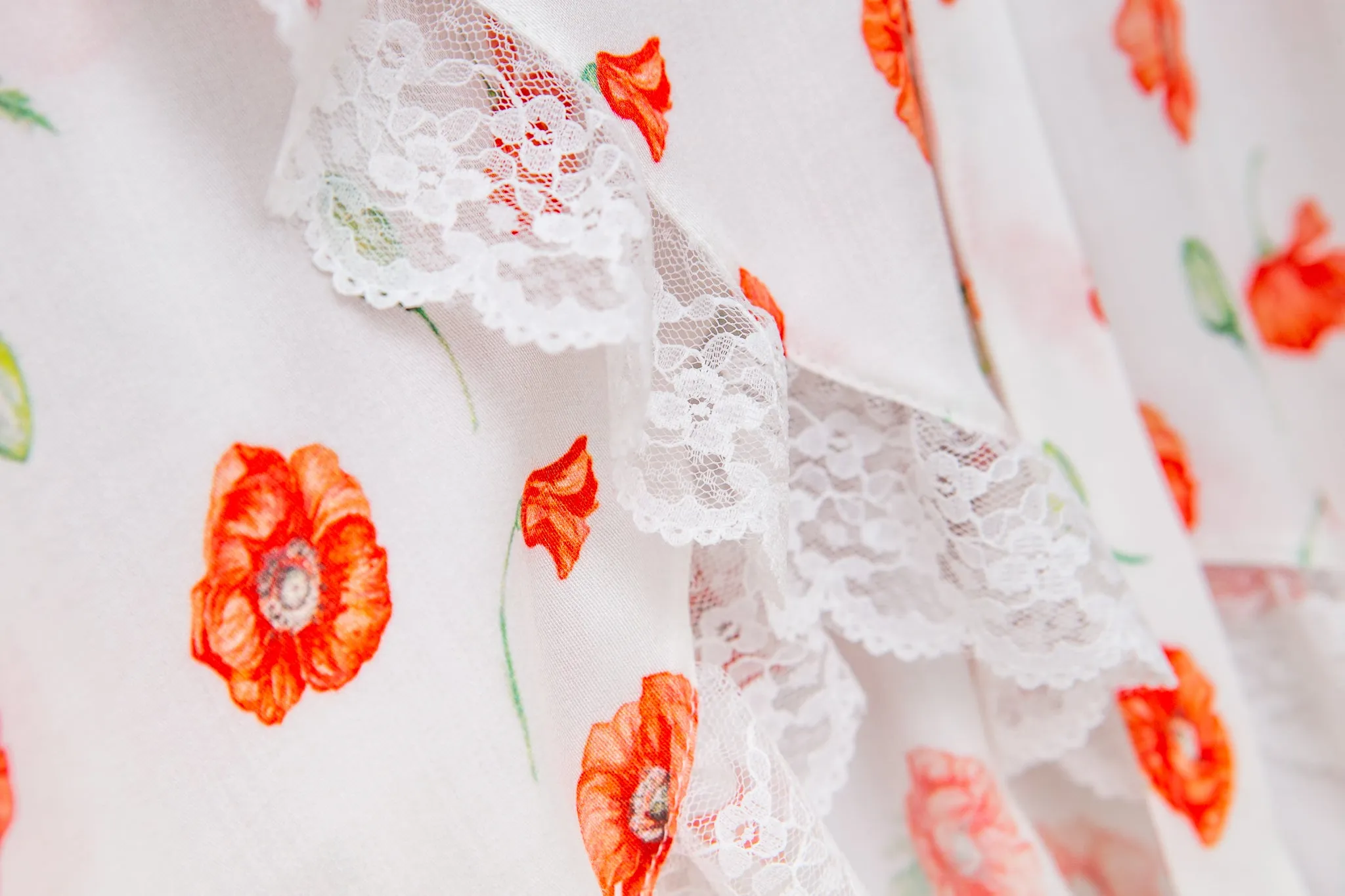 MILANA - GIRLS VISCOSE PYJAMA POPPY PRINT