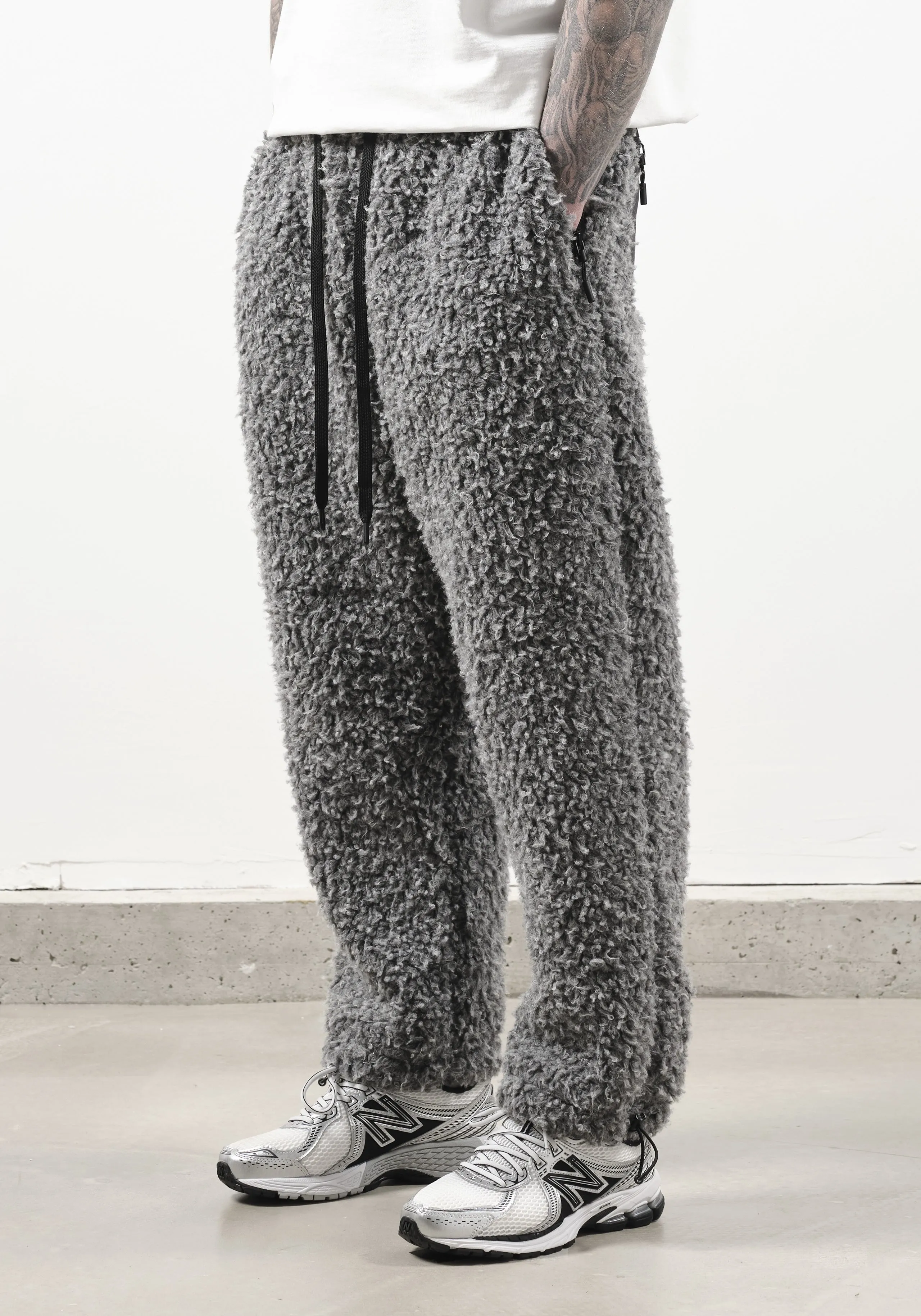 MKI FUR FLEECE TRACK PANTS