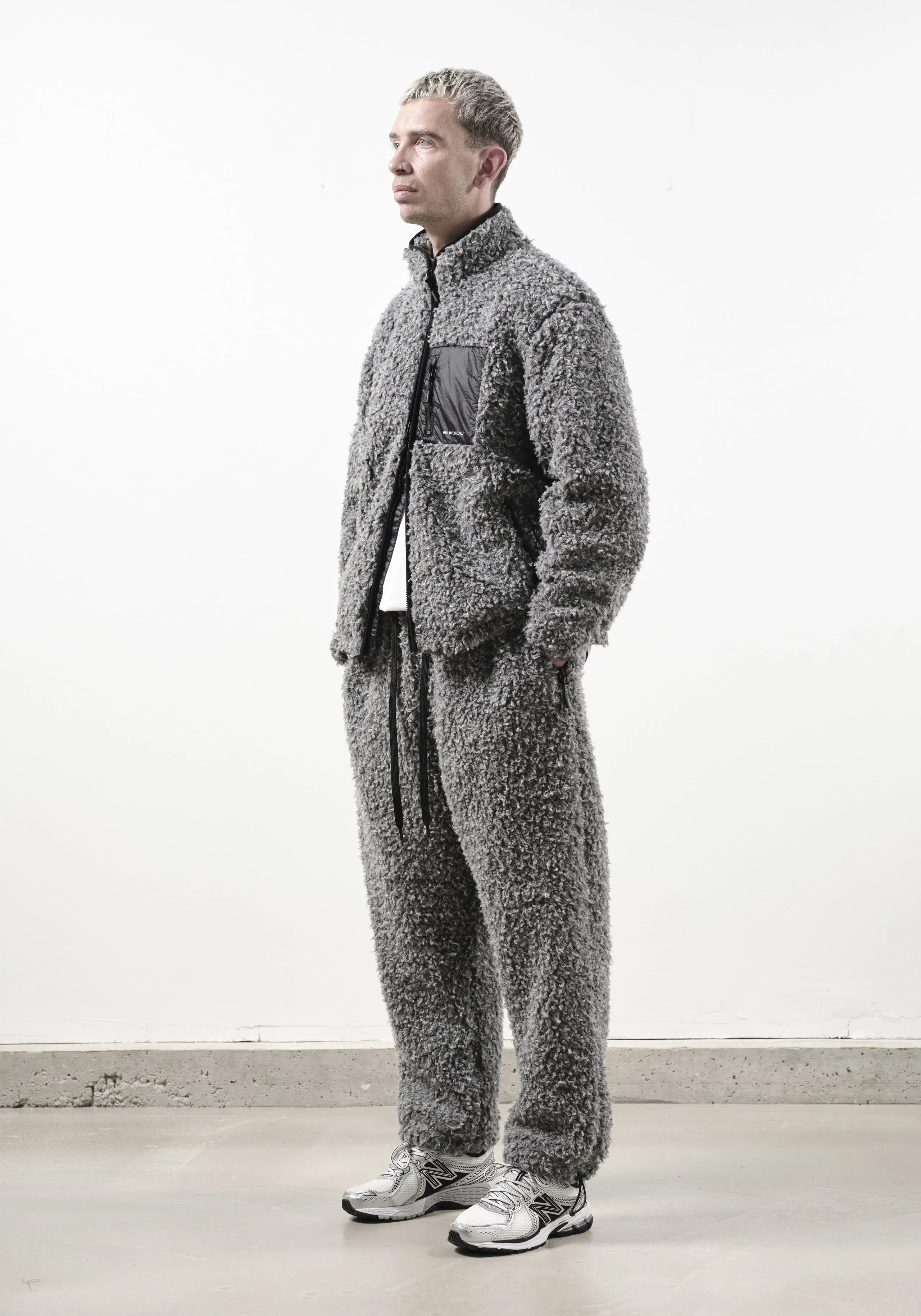 MKI FUR FLEECE TRACK PANTS