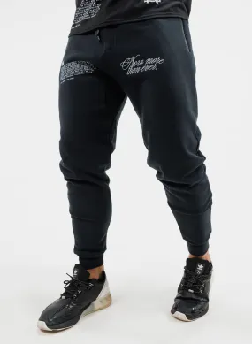 MORE THAN EVER FITTED JOGGERS - BLACK MORE THAN EVER FITTED JOGGERS - BLACK