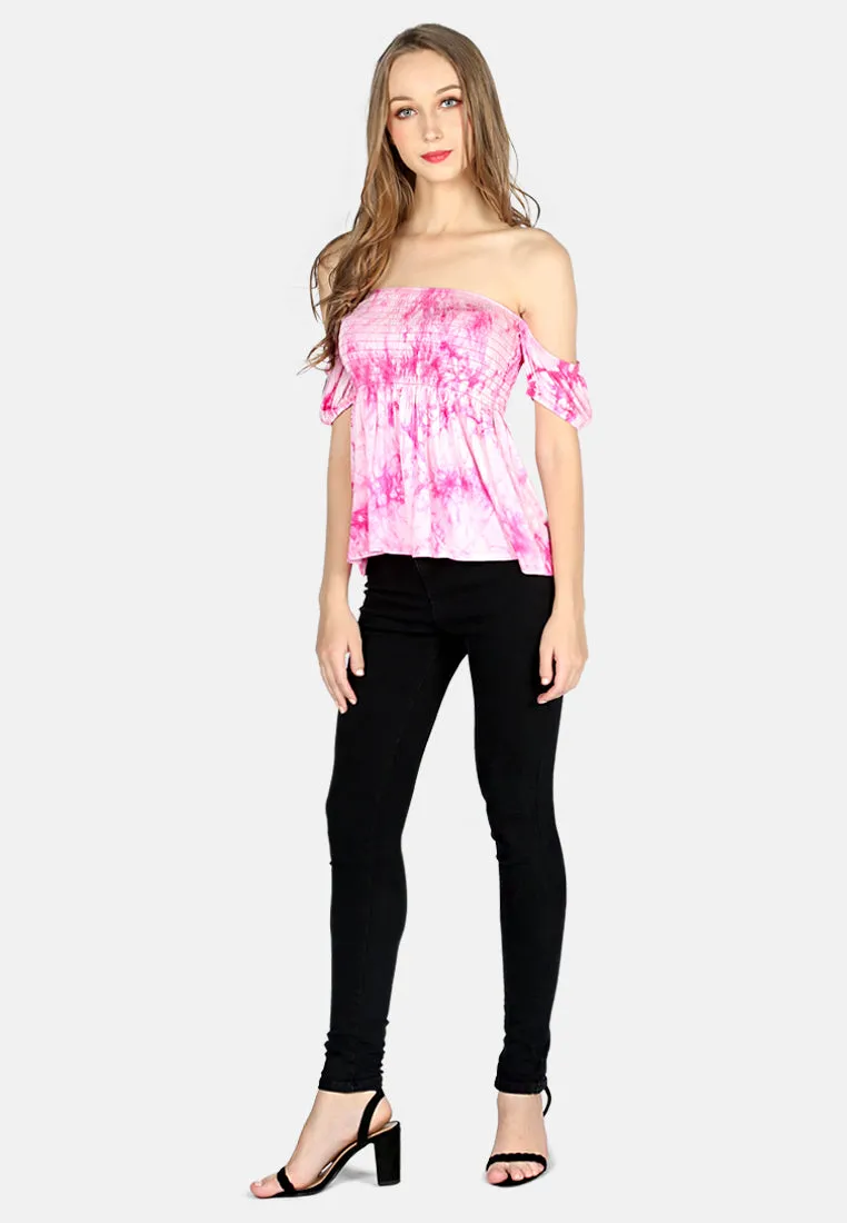 Off Shoulder Skater Top