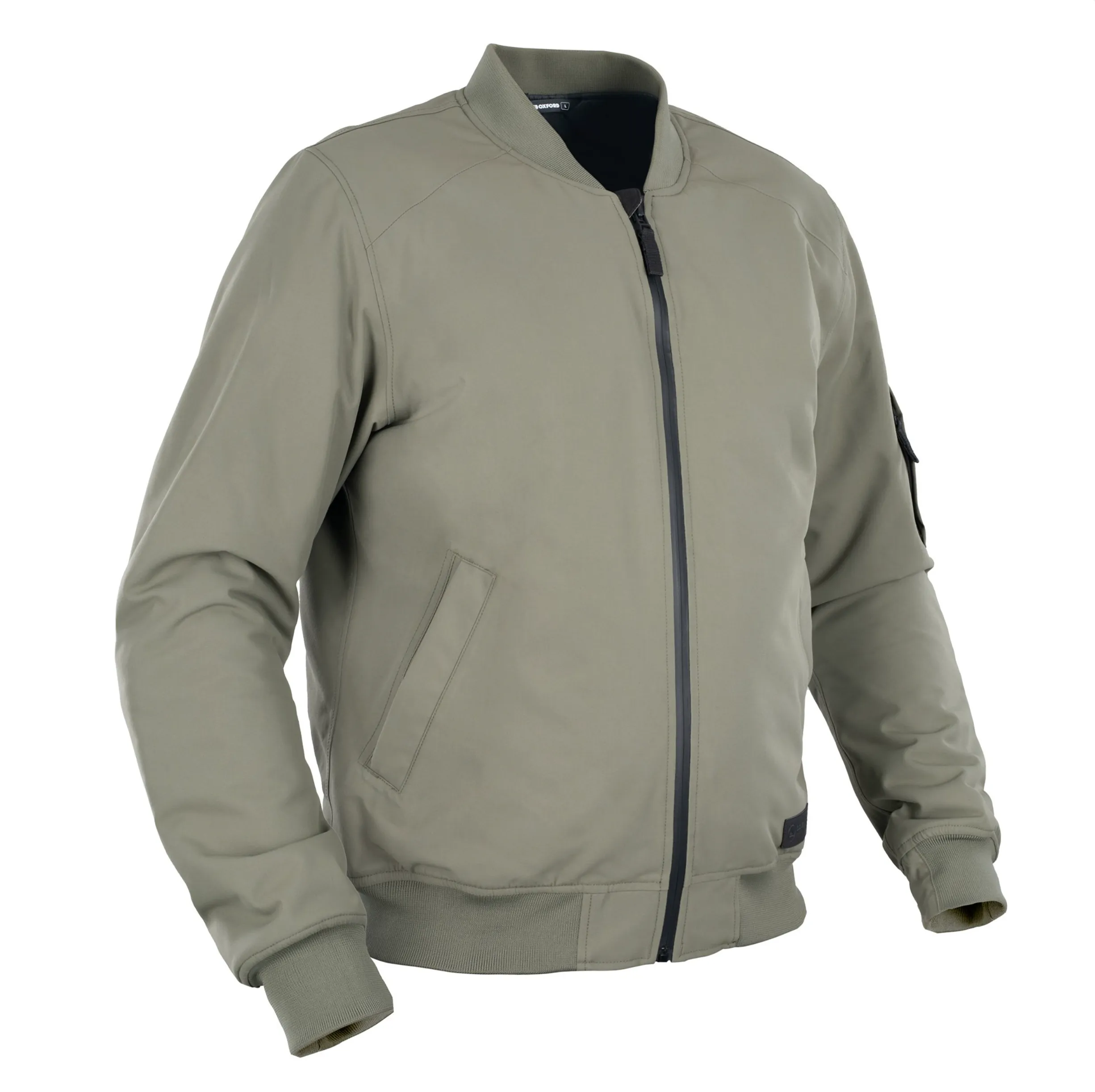 Oxford D2D Khaki Bomber Jacket with Elbow & Shoulder armour