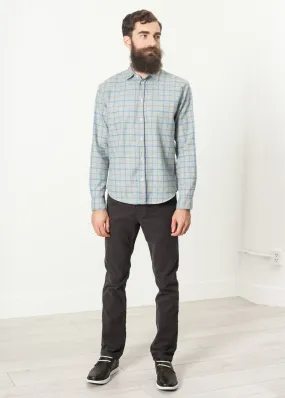Paul Shirt in Grey Flannel Paul Shirt in Grey Flannel