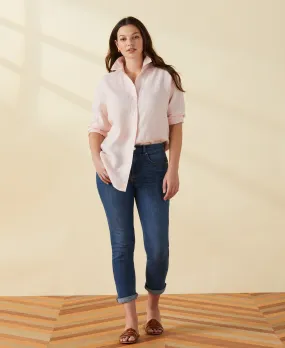 Petite Striped Easy Linen Shirt Petite Striped Easy Linen Shirt