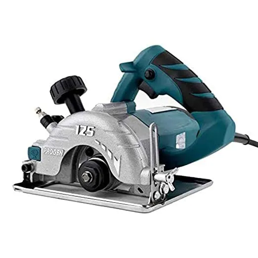 PROGEN 9125-HG Heavy Duty 5-inch Marble/Tile/Wood Cutter - 1750W, 13500 RPM