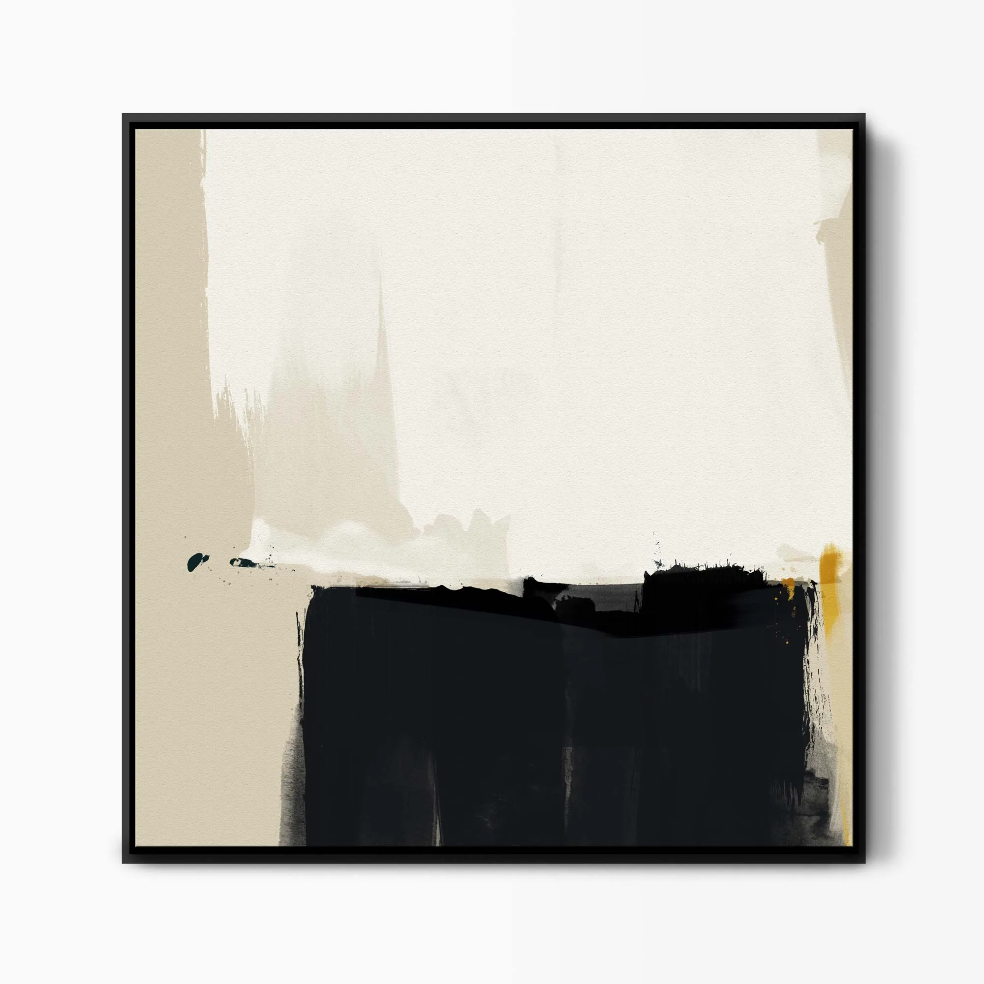 Quiet Mind Framed Abstract Canvas Art