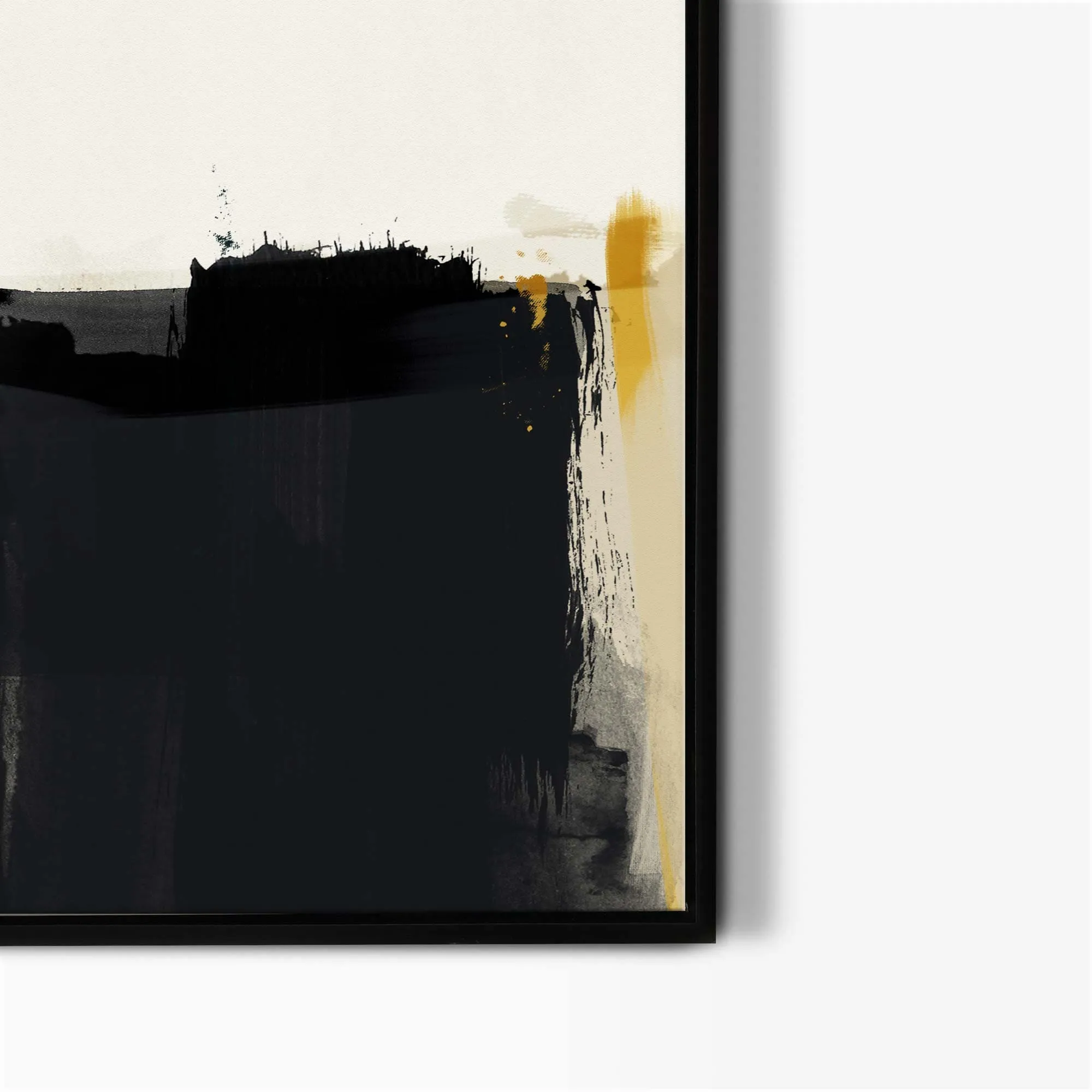Quiet Mind Framed Abstract Canvas Art