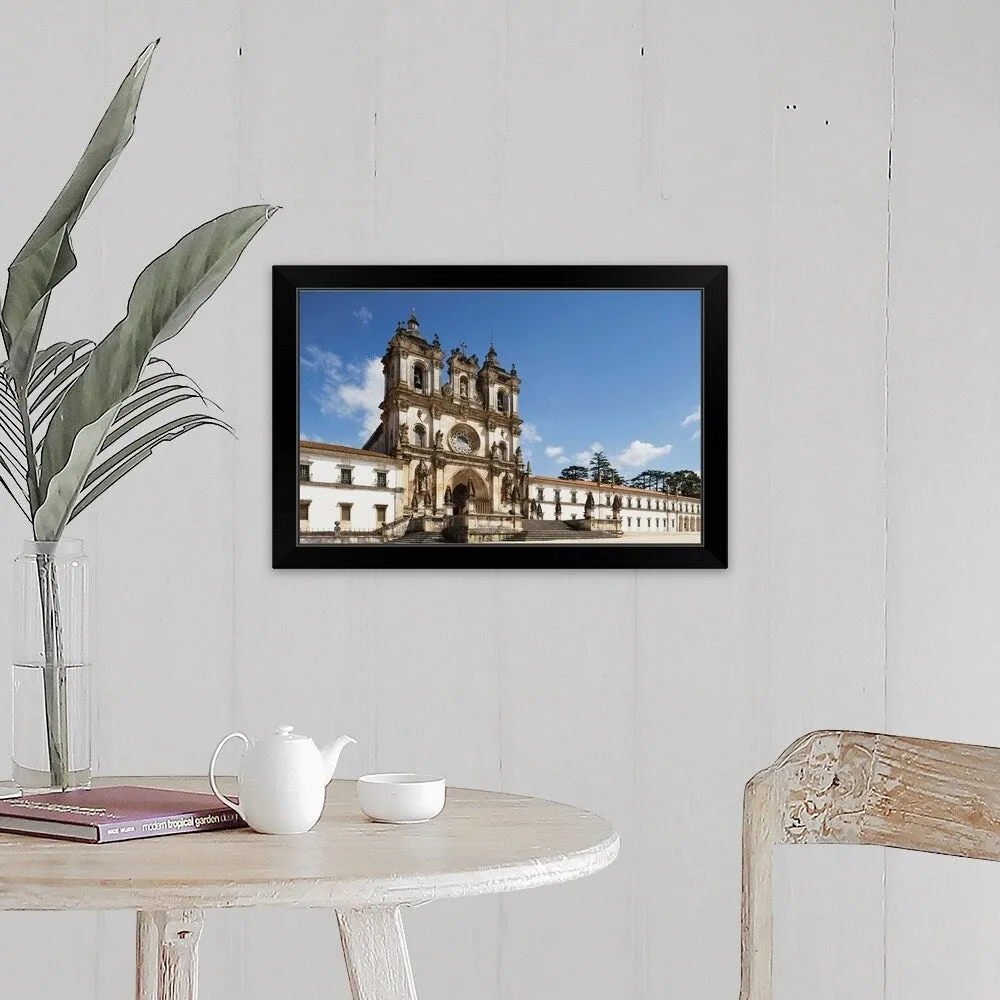 "12th century cistercian monastery of santa maria" Black Framed Print