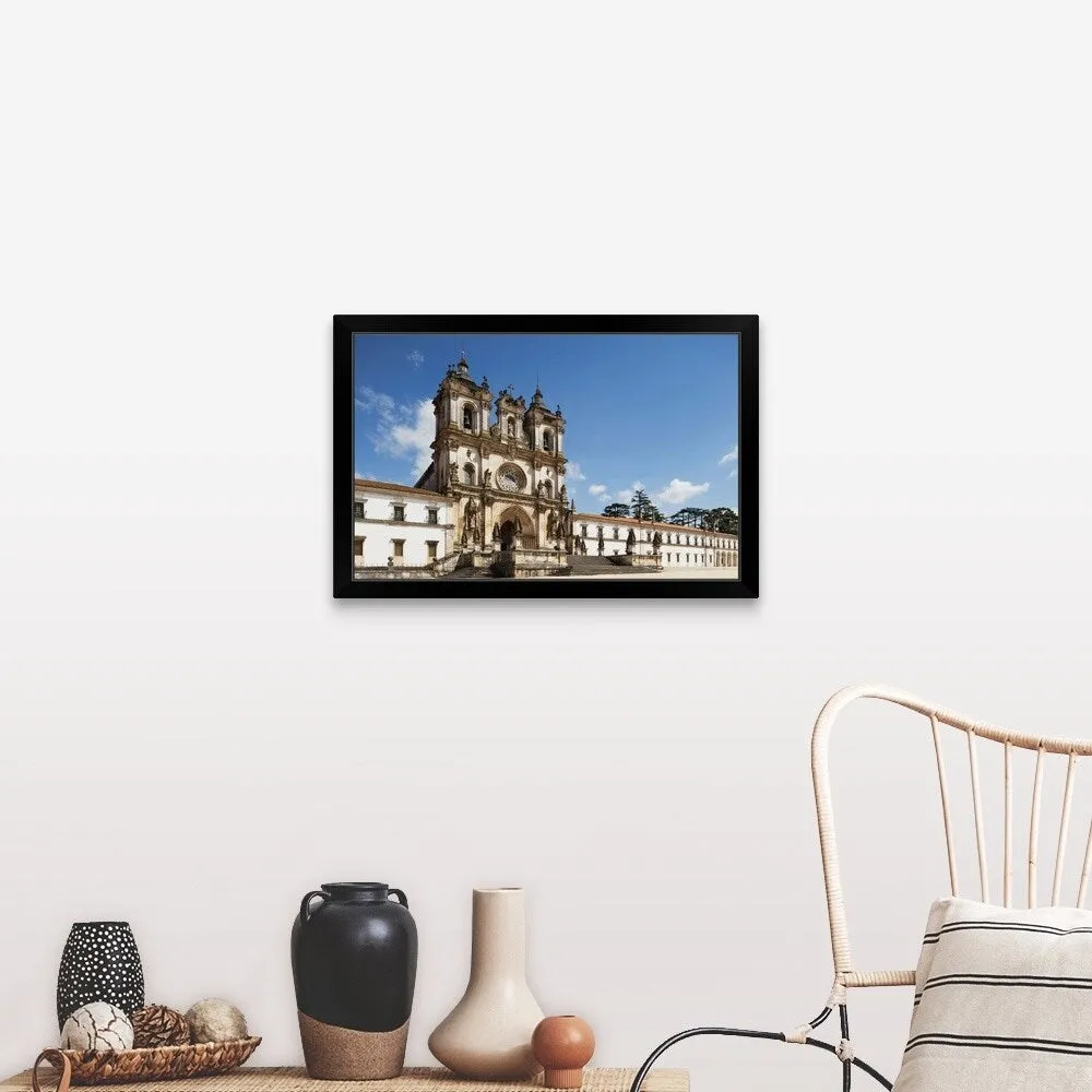 "12th century cistercian monastery of santa maria" Black Framed Print