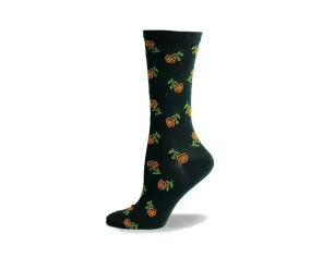 "Flower "Bamboo Socks by Point Zero-Medium