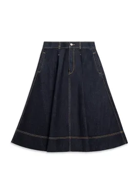 Rinse Wash A-Line Skirt Rinse Wash A-Line Skirt