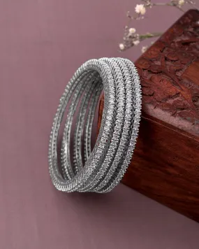 Riya 4 Pcs Cz Bangles Riya 4 Pcs Cz Bangles