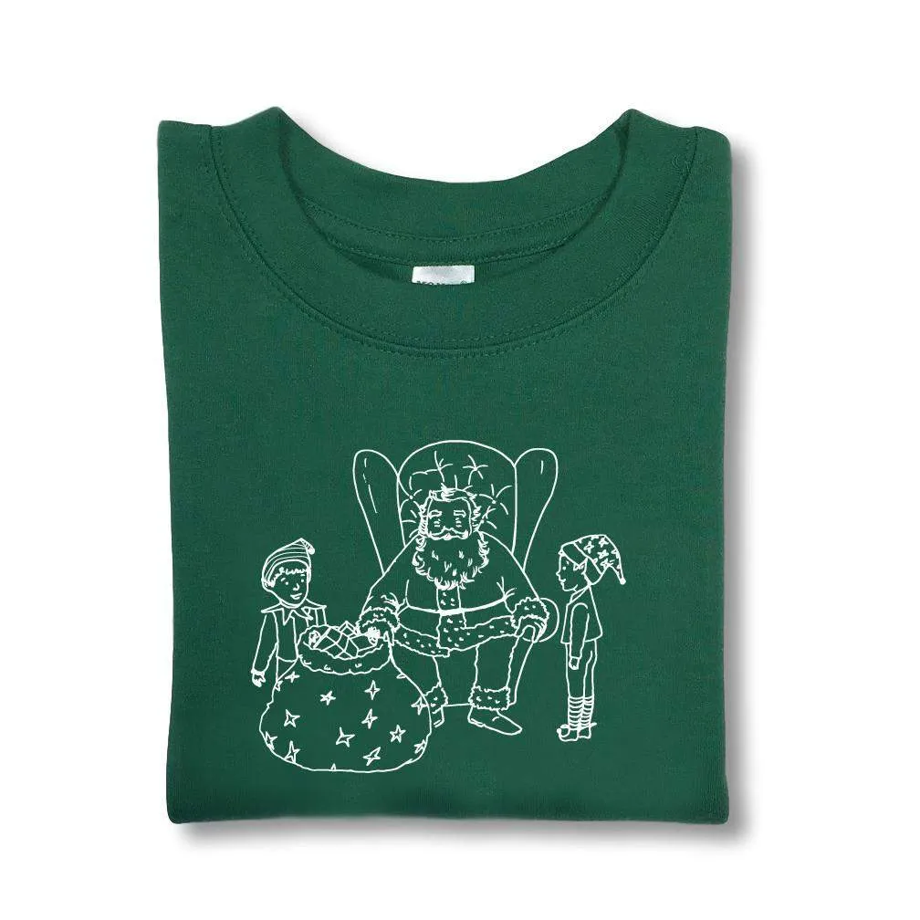 Santa and Elves Long Sleeve Tee