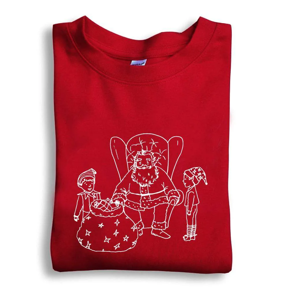 Santa and Elves Long Sleeve Tee
