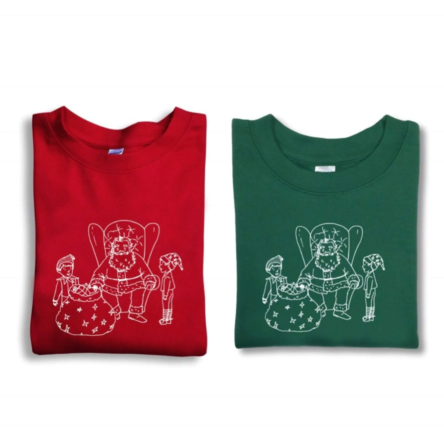 Santa and Elves Long Sleeve Tee