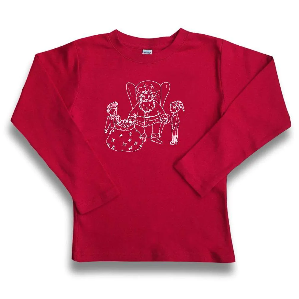 Santa and Elves Long Sleeve Tee