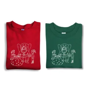 Santa and Elves Long Sleeve Tee