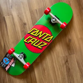 SANTA CRUZ - Classic Dot Green 7.8" Complete Skateboard SANTA CRUZ - Classic Dot Green 7.8" Complete Skateboard