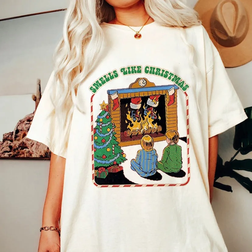 Satan Demon T-shirt Horror Devil Retro T-shirt 2023 Women's Classic Horror Cartoon Top Large Harajuku Casual White T-shirt.