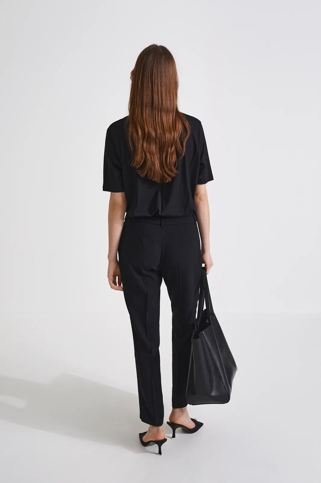 SLIM FITTED SUIT TROUSERS - BEN BLACK