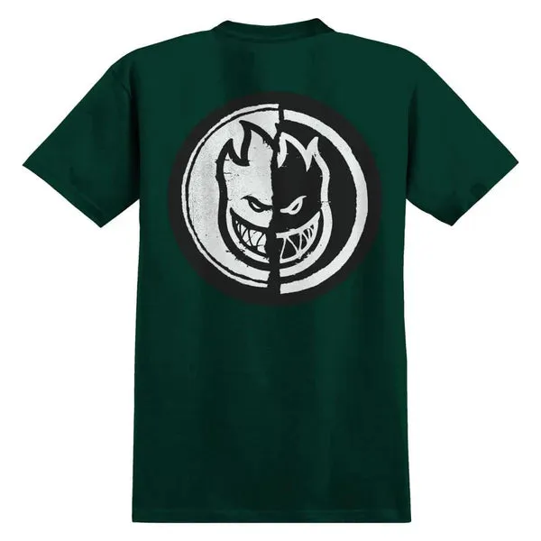 Spitfire Yin Yang Pocket T shirt - Green