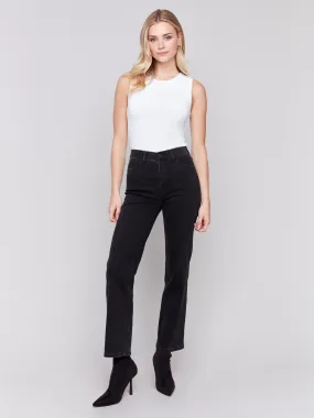 Straight Leg Jeans - Charcoal Straight Leg Jeans - Charcoal