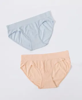 Stretch Seamless Rib Mini Panties 2pcs Set Stretch Seamless Rib Mini Panties 2pcs Set