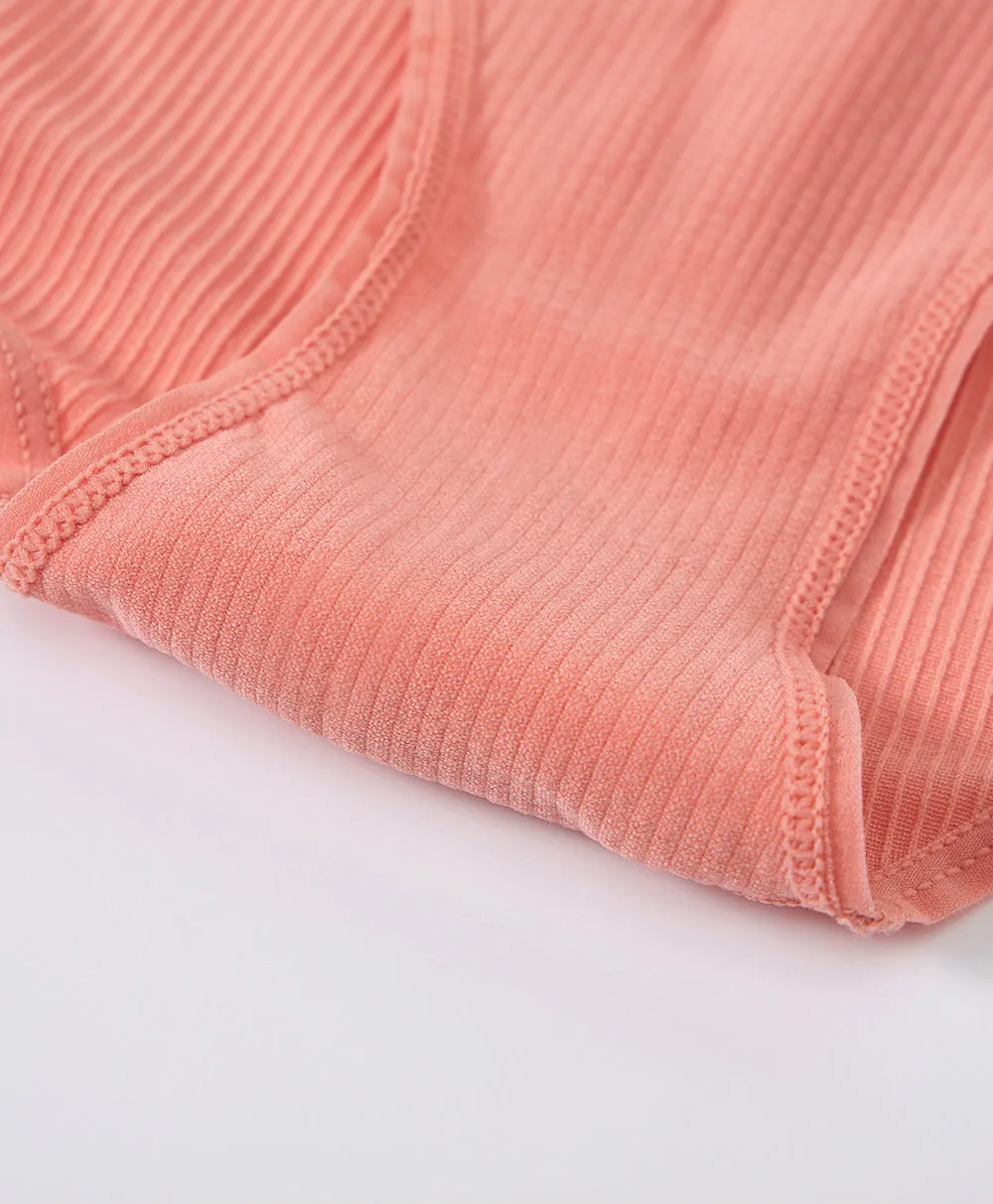 Stretch Seamless Rib Mini Panties 2pcs Set