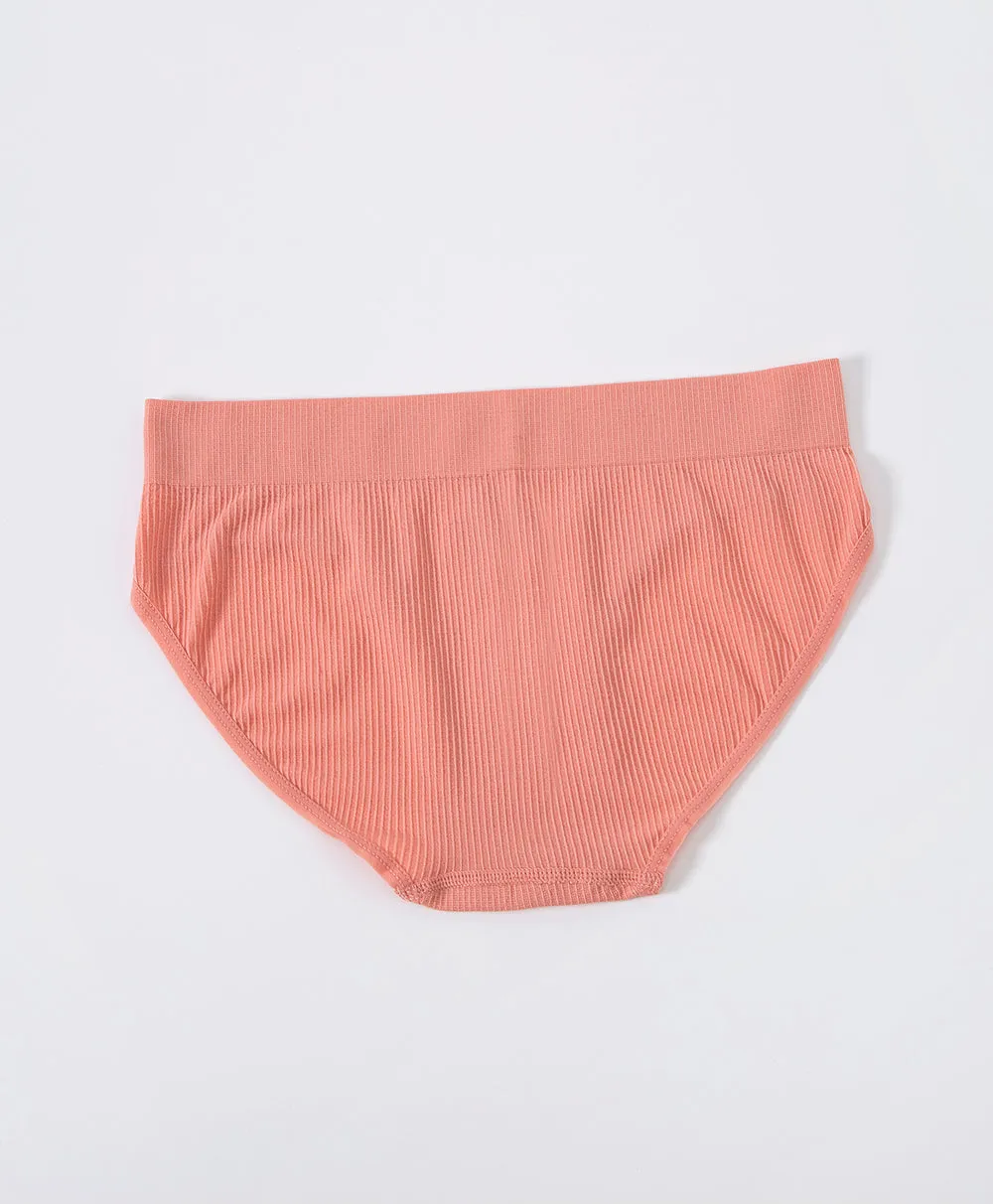 Stretch Seamless Rib Mini Panties 2pcs Set