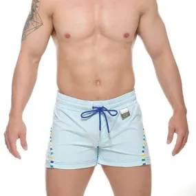 STUD Zeke 4" swim beach short light blue STUD Zeke 4" swim beach short light blue