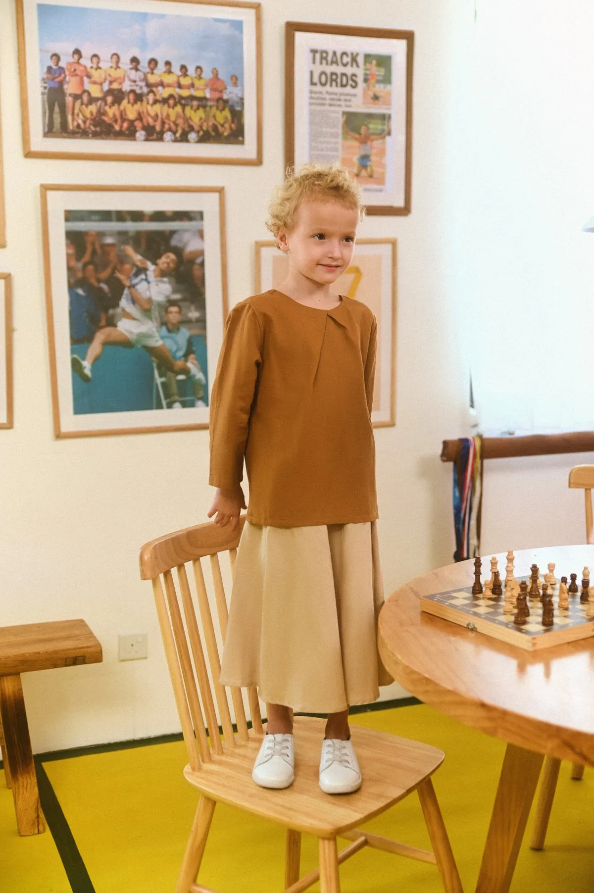 The Champions Cheers Skirt - Sand Khaki