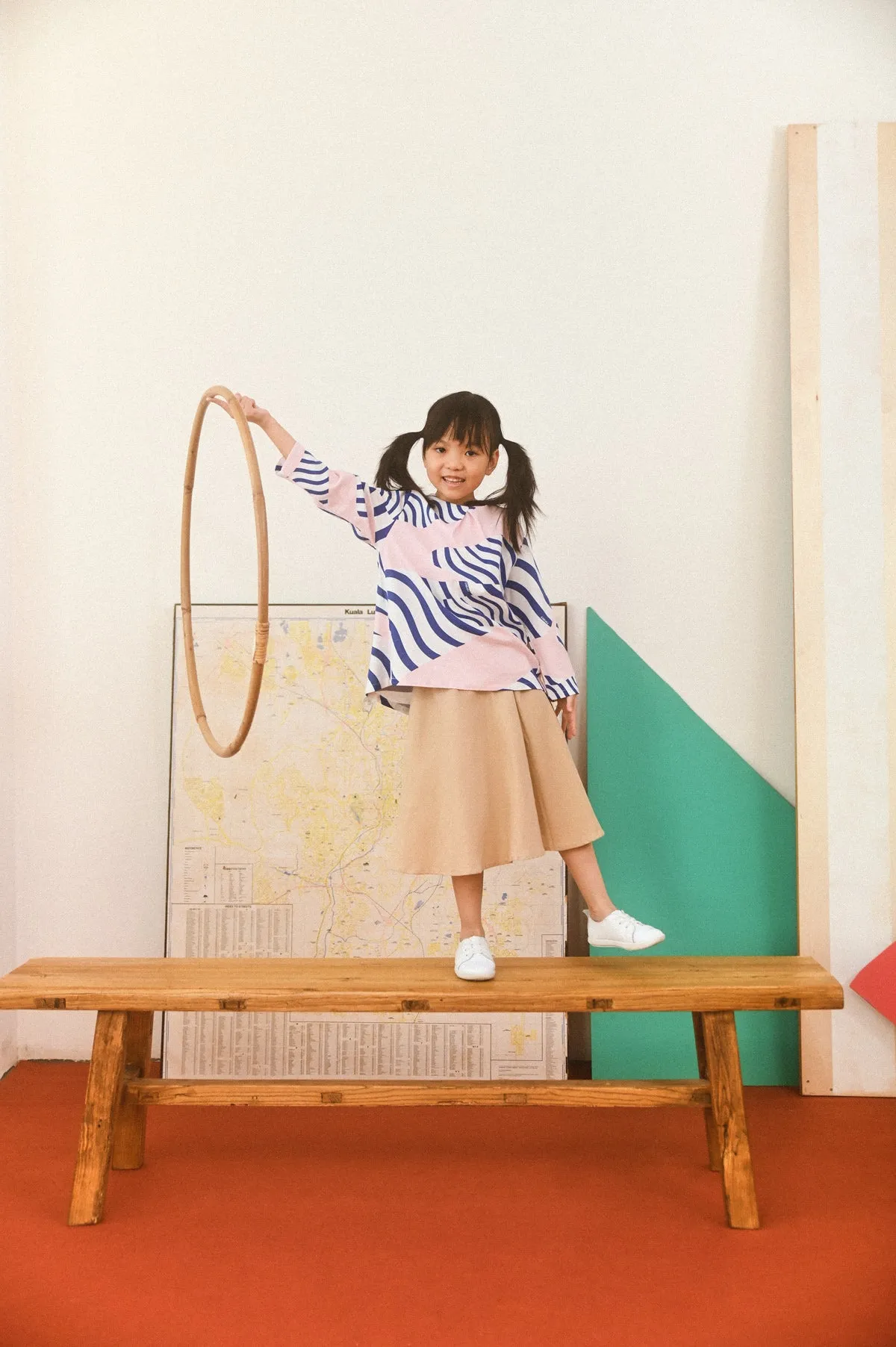 The Champions Cheers Skirt - Sand Khaki