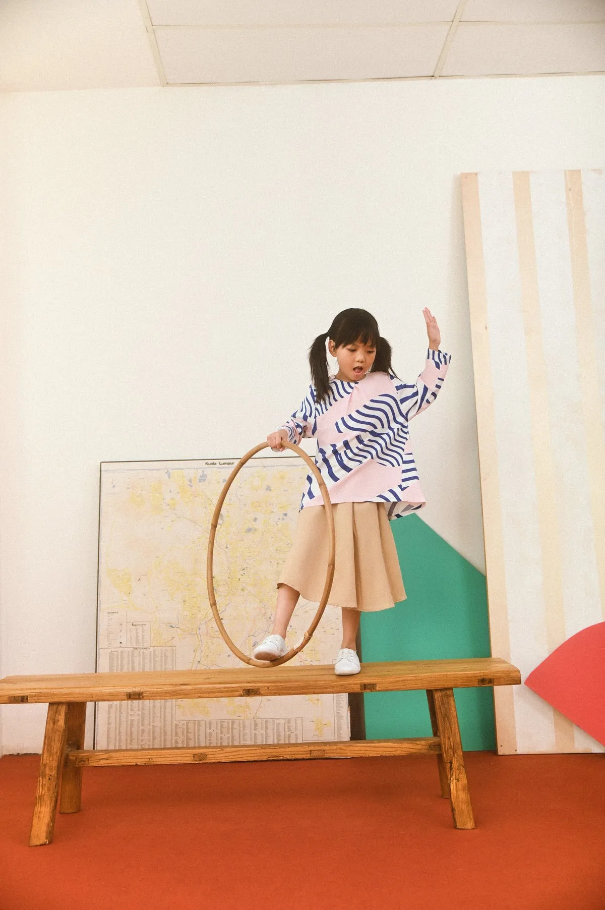 The Champions Cheers Skirt - Sand Khaki