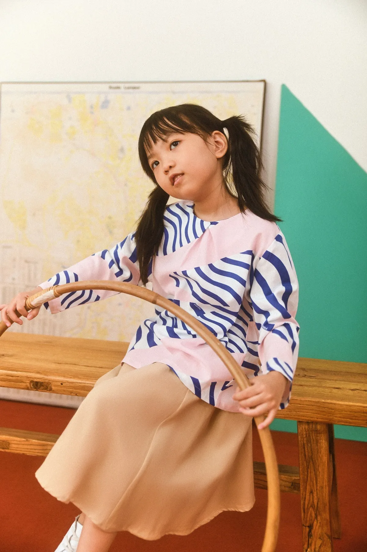 The Champions Cheers Skirt - Sand Khaki