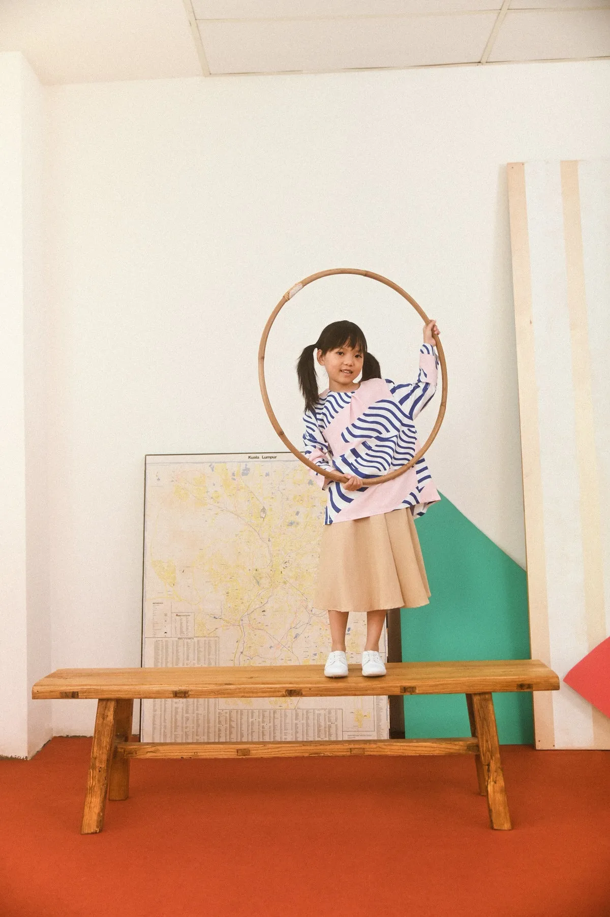 The Champions Cheers Skirt - Sand Khaki