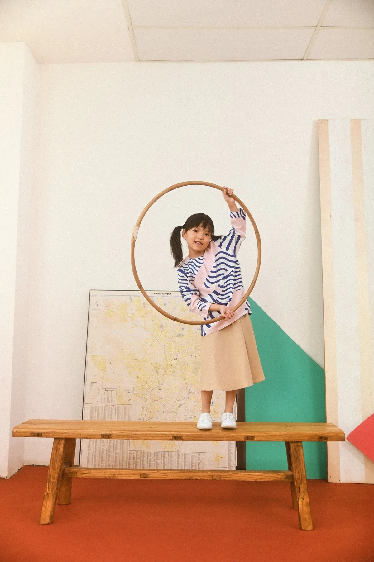 The Champions Cheers Skirt - Sand Khaki